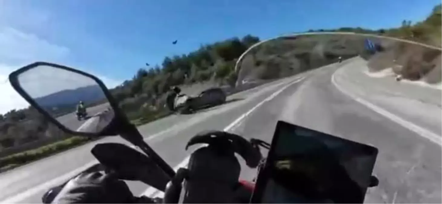 Motosiklette ölüm böyle geldi...