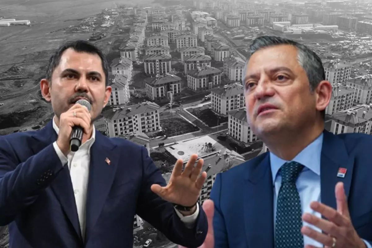Bakan Kurum'dan CHP lideri Özel'e deprem konutu tepkisi: Onlar algı yaptı, biz şehir kurduk