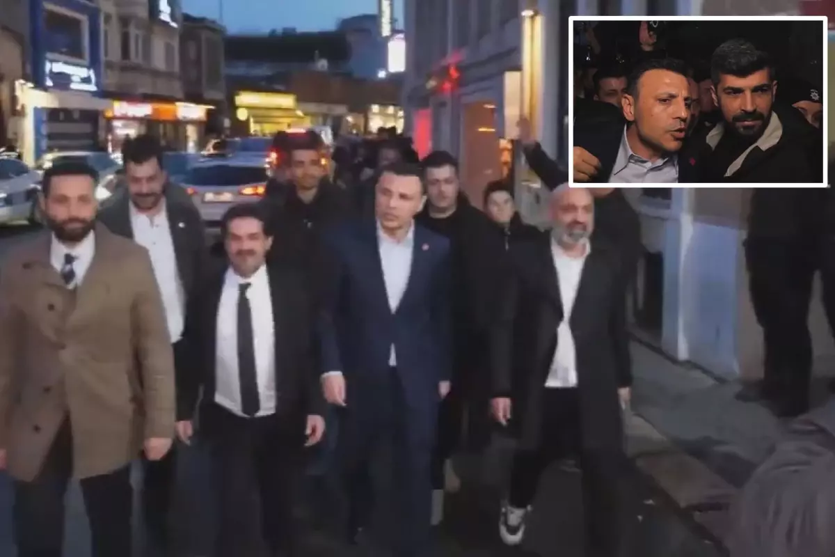 CHP köprülerin özelleştirilmesine karşı yürümek istedi, İl Başkanı Özgür Çelik'in önü kesildi