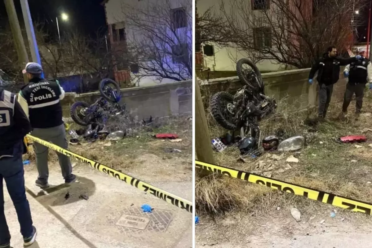 Motosiklet otomobille kafa kafaya çarpıştı! Bilanço ağır