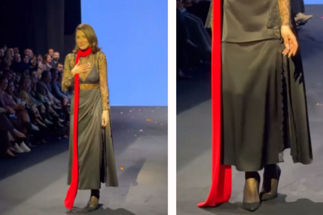 Özge Ulusoy's unfortunate moments on the runway were frightening