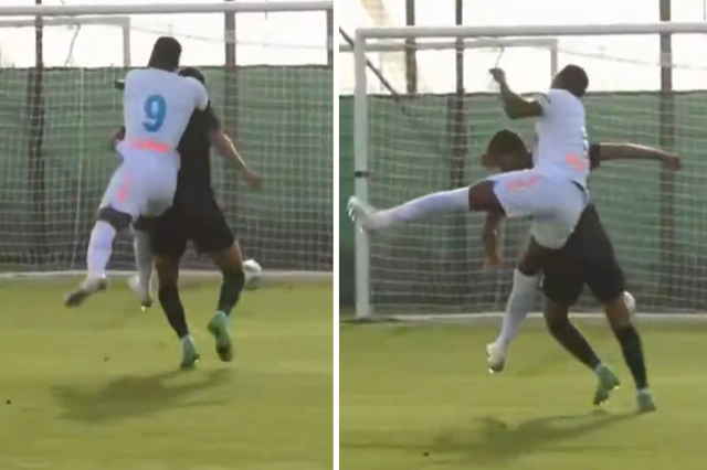 He doesn't learn! Jhon Duran slapped an opposing player in his first match at Zenit