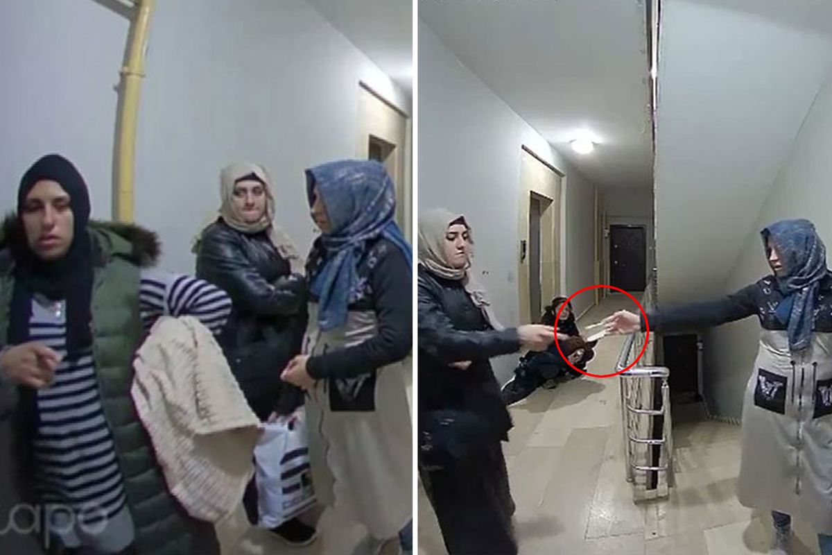 Yer: Mardin! Yaptıkları rezilliği kimse görmüyor sandılar ama kamera kayıttaydı