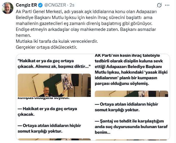Is it forbidden love or a plot? President Erdoğan's cousin also got involved in the discussions about Mutlu Işıksu