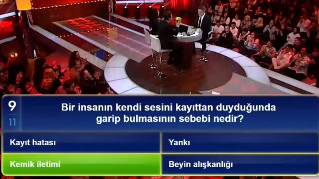 Bir insanın kendi sesini kayıttan duyduğunda garip bulmasının sebebi nedir? Bir insanın kendi sesini kayıttan duyduğunda garip bulmasının sebebi nedir?