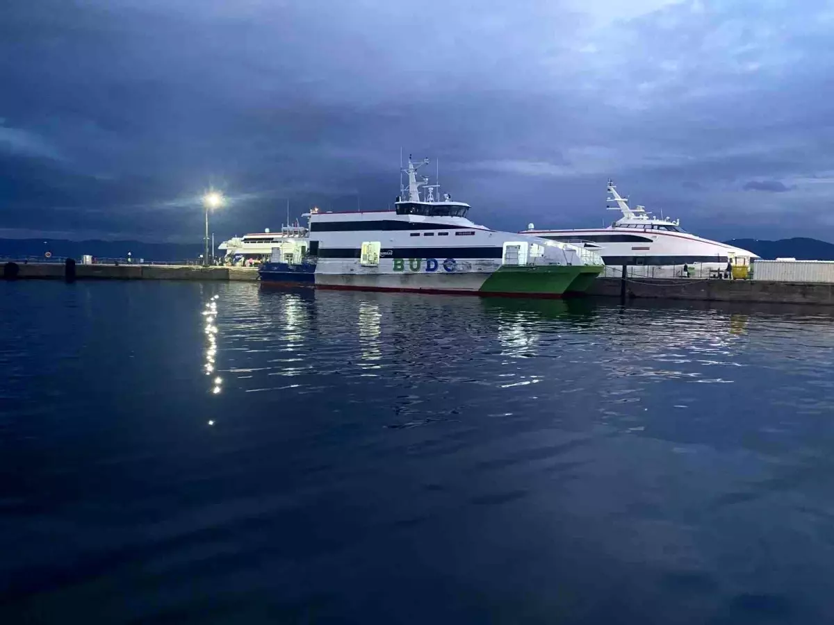 BUDO'nun bazı seferleri olumsuz hava şartları nedeniyle iptal edildi
