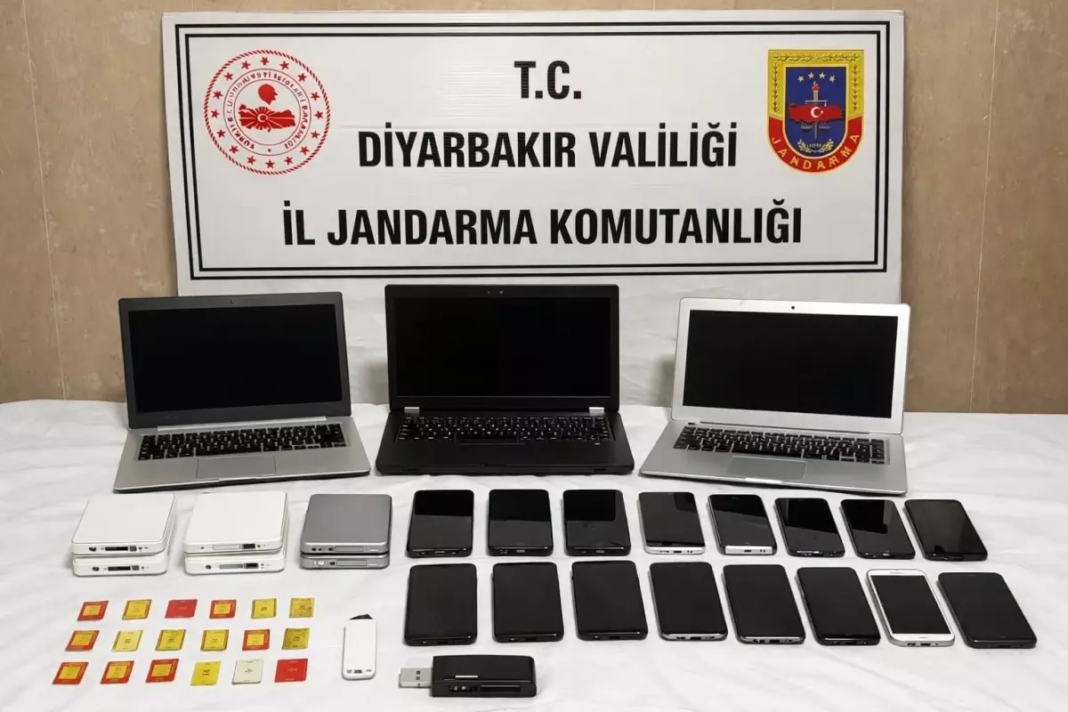 Diyarbakır'da dolandırıcılık ve yasa dışı bahis operasyonunda 5 şahsı tutuklandı