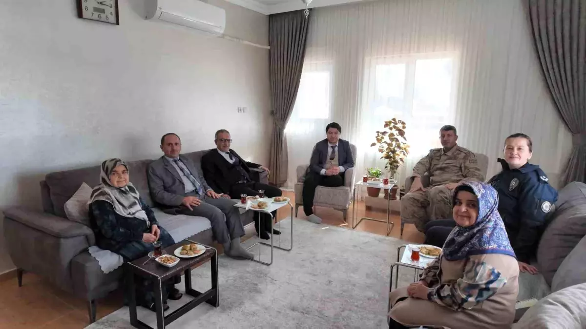 Gercüş'te şehit yakınları ve gazilere vefa ziyareti