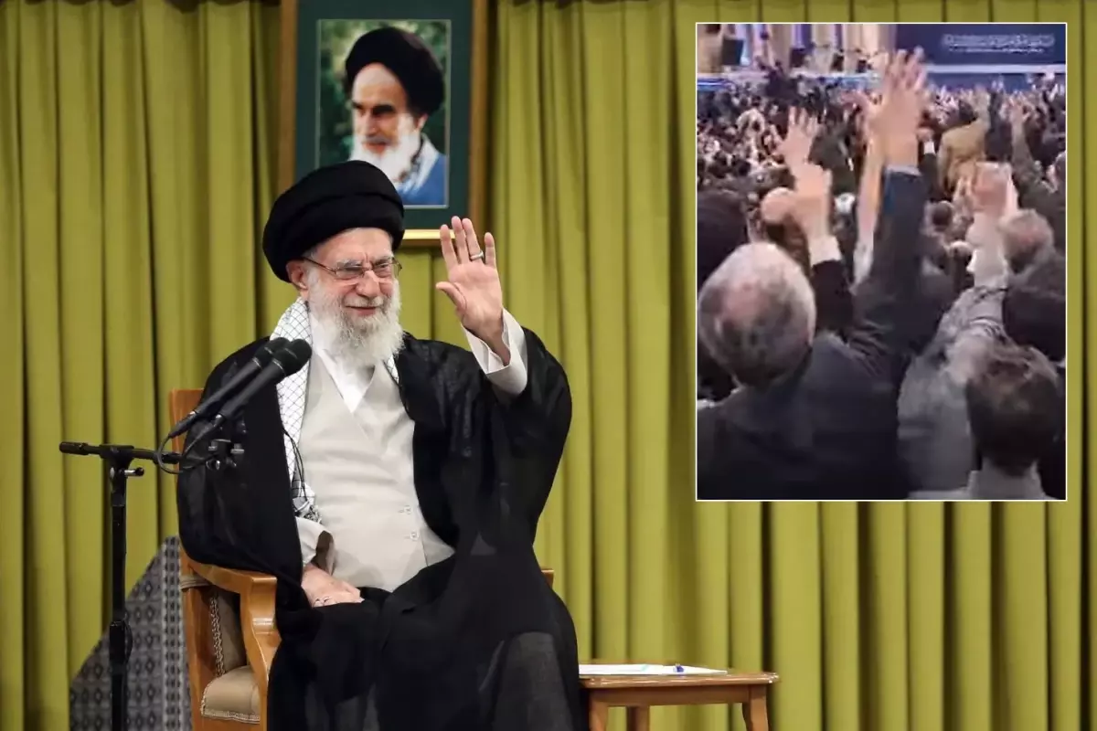 Görüntü İran'dan! Onlarca kişi Hamaney için Türkçe slogan attı