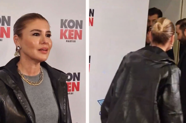 Gülben Ergen interrupted the interview when she heard that question