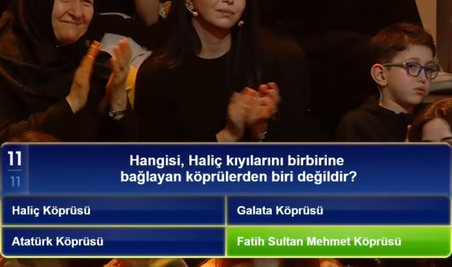 Hangisi, Haliç kıyılarını birbirine bağlayan köprülerden biri değildir?