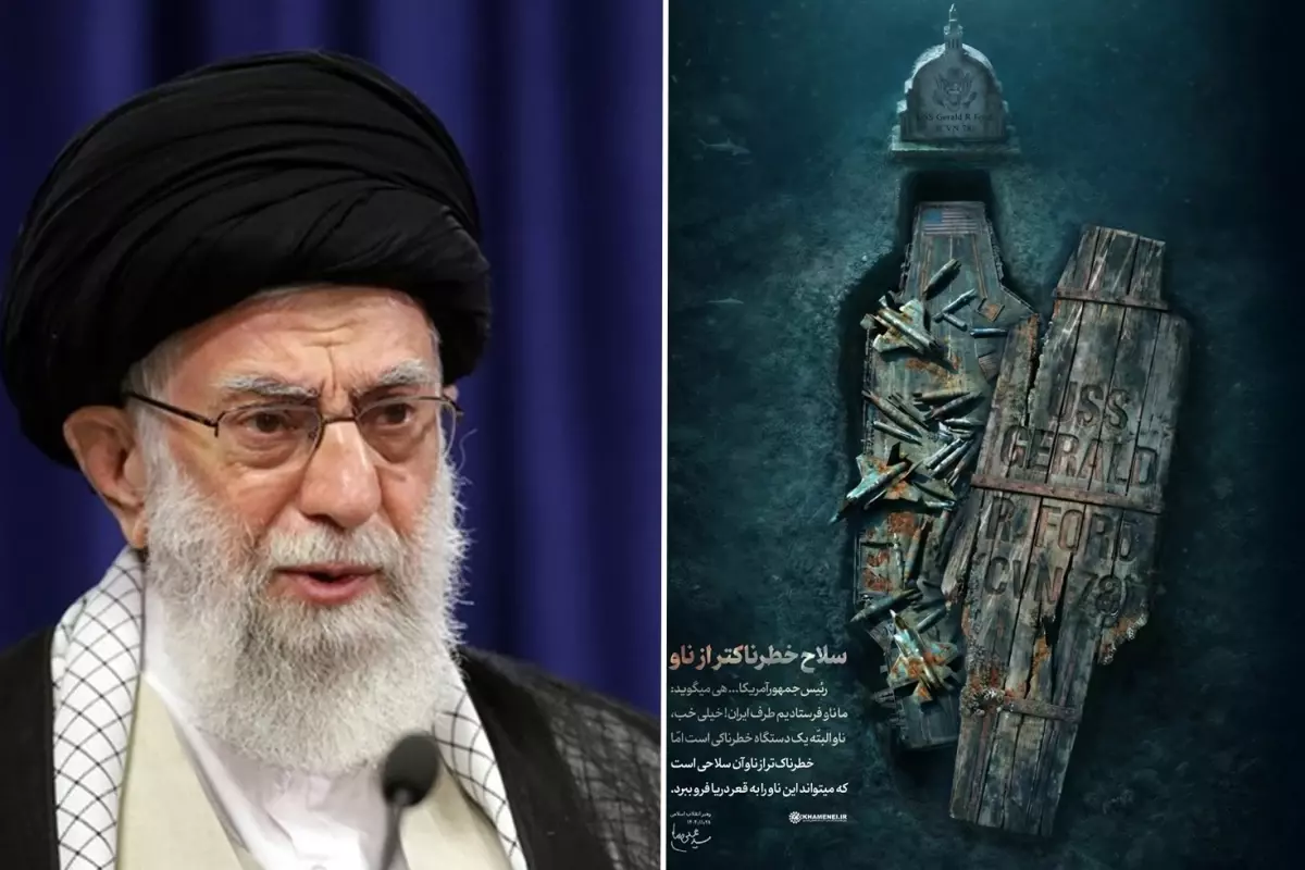 İran'dan sert mesaj: ABD uçak gemisini tabuta çevirdiler