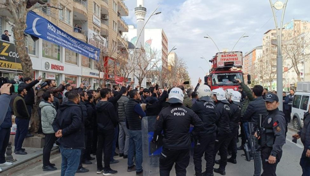 The 'Ramadan' banner that stirred the city: Chaos ensued when the teams tried to take it down