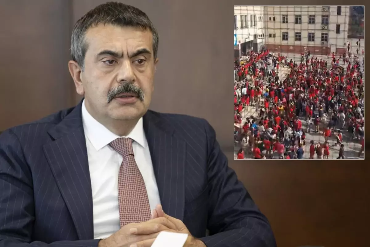 Okulda kaydedilen görüntü olay oldu: Bakan Tekin'e teşekkür eden de var eleştiren de