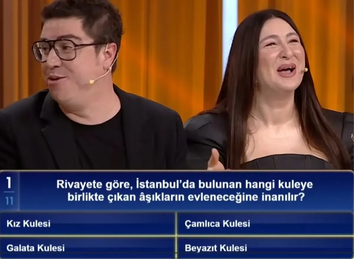 Rivayete göre, İstanbul'da bulunan hangi kuleye birlikte çıkan âşıkların evleneceğine inanılır?