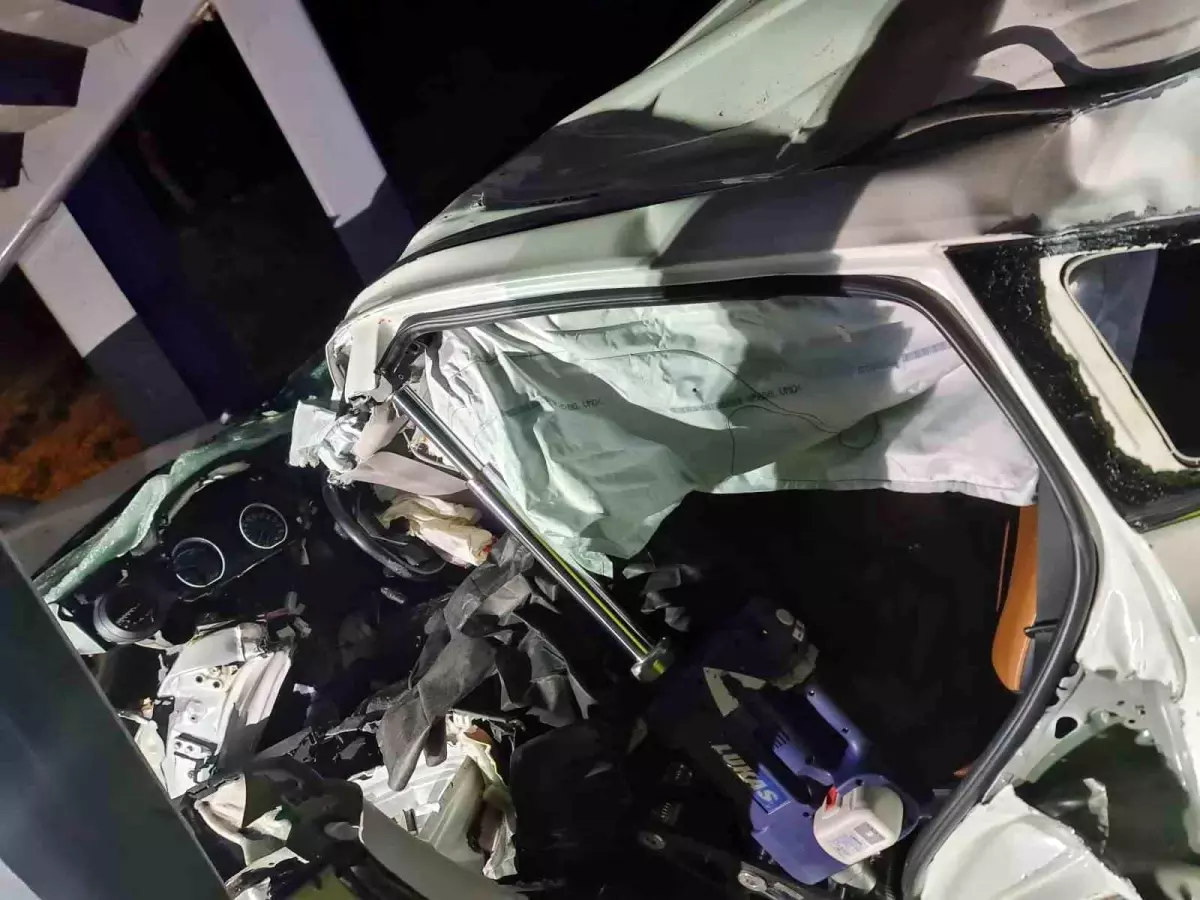 Rize'de feci kaza: 1 ölü, 1 ağır yaralı