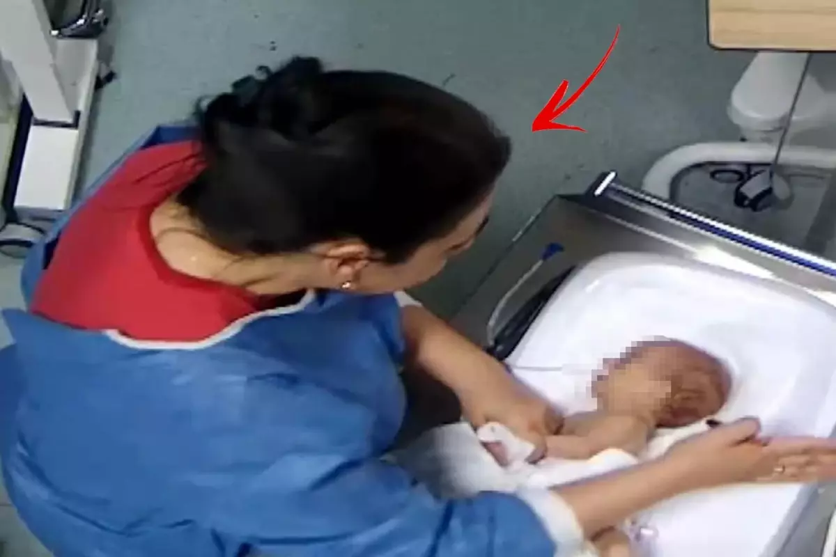 5 günlük bebeğe şiddet uygulayan hemşireden çıldırtan savunma