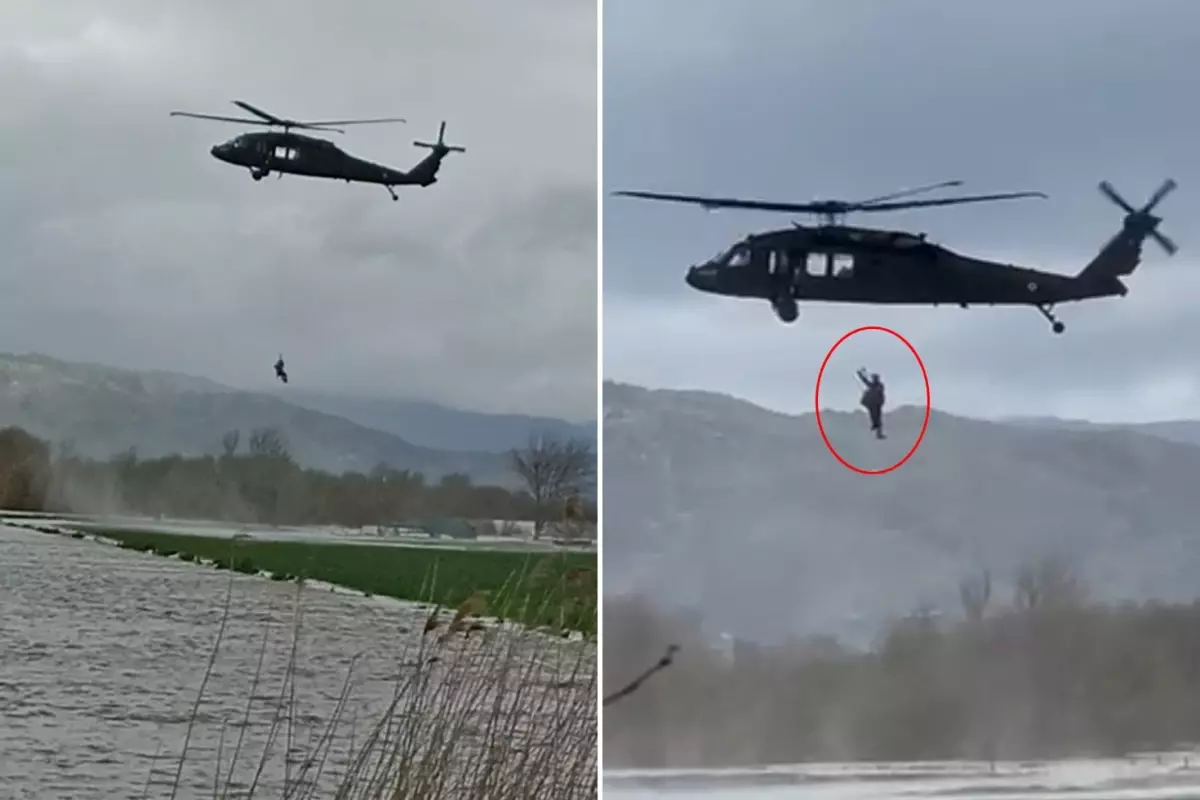 Bir hafta damda mahsur kaldı! Muhtar tesadüfen fark etti, film gibi operasyon başladı