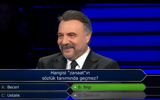 Hangisi 'zanaat'ın sözlük tanımında geçmez?