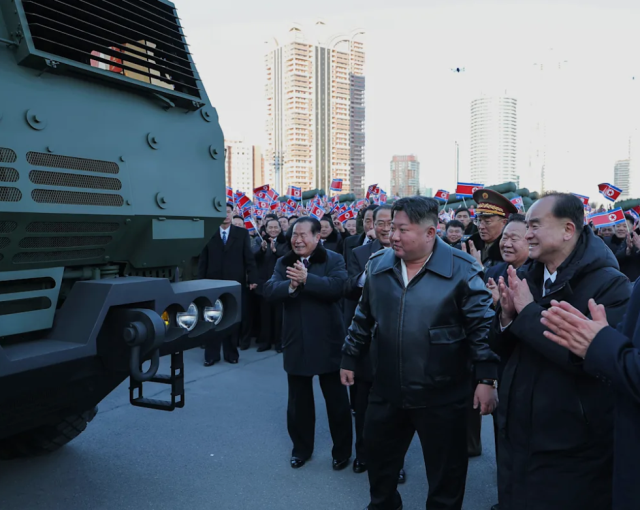 Kim introduced the new rocket he called 'the world's most powerful'