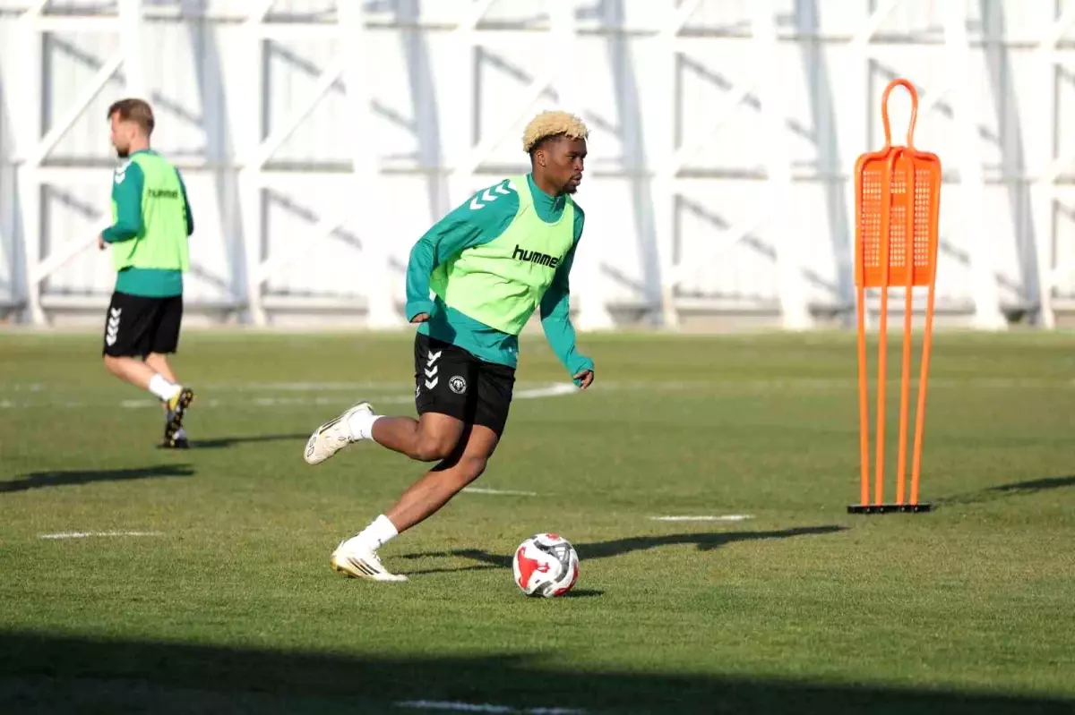 Konyaspor, Galatasaray maçı hazırlıklarını sürdürüyor