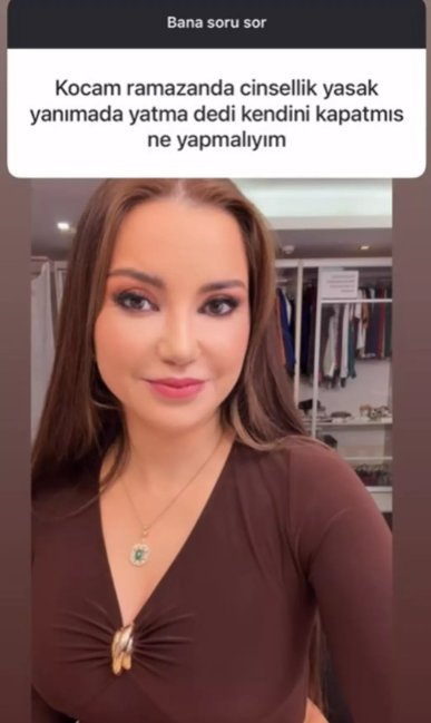 When Ramadan comes, messages flood in! She asked Esra Ezmeci about her husband's request for sexuality