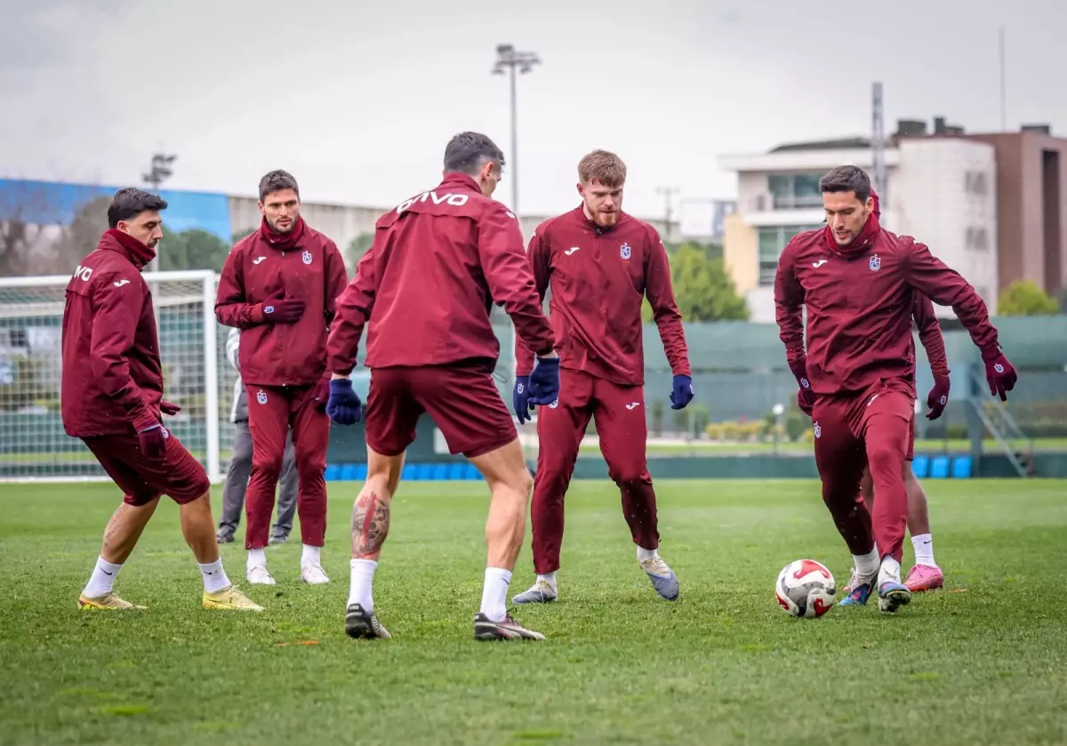Trabzonspor, Gaziantep FK maçı hazırlıklarını sürdürdü