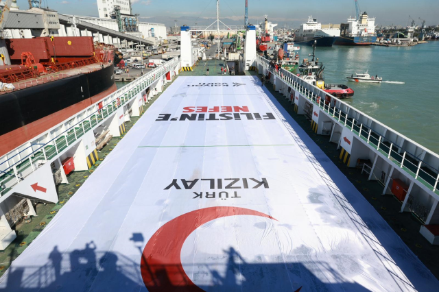 Türk Kızılay Ramazan Ayının İlk Günü Gazze'ye 21'inci İyilik Gemisini Yola Çıkardı