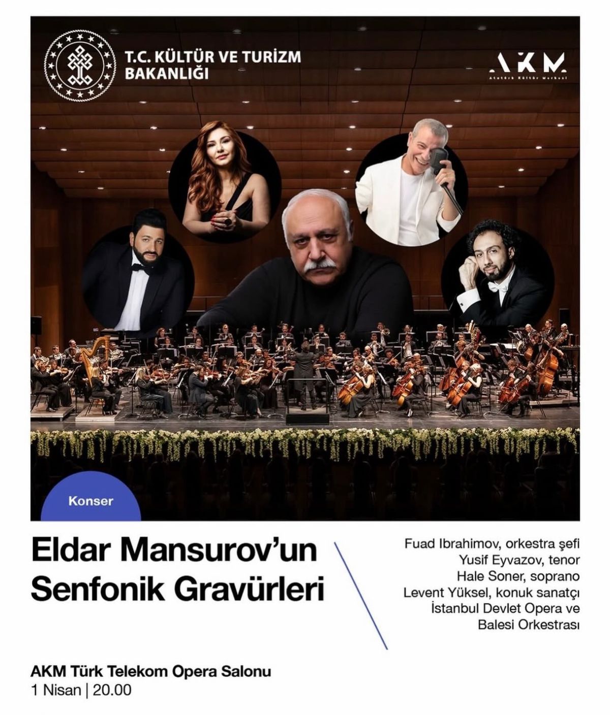 Eldar Mansurov'un Senfonik Gravürleri AKM'de