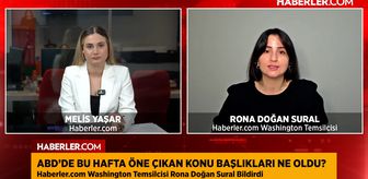Haberler.com Washington Temsilcisi Rona Doğan Sural: Trump'ın İran'a saldırma konusu ile ilgili henüz bir kararı yok