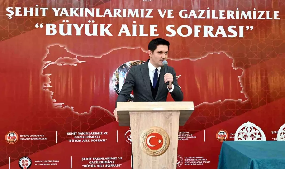 Kaymakam Çakır şehit aileleri ve gazilerle iftarda buluştu