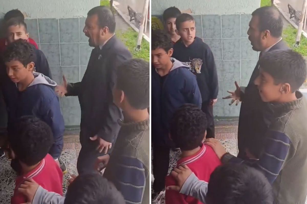 Viral olan köy öğretmeni! Videoya izleyenler şaşırıyor