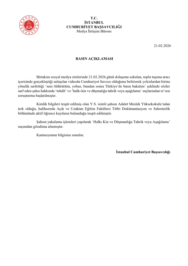 bakan gurlek hukukun ustunlugunden taviz 19589521 5559 m