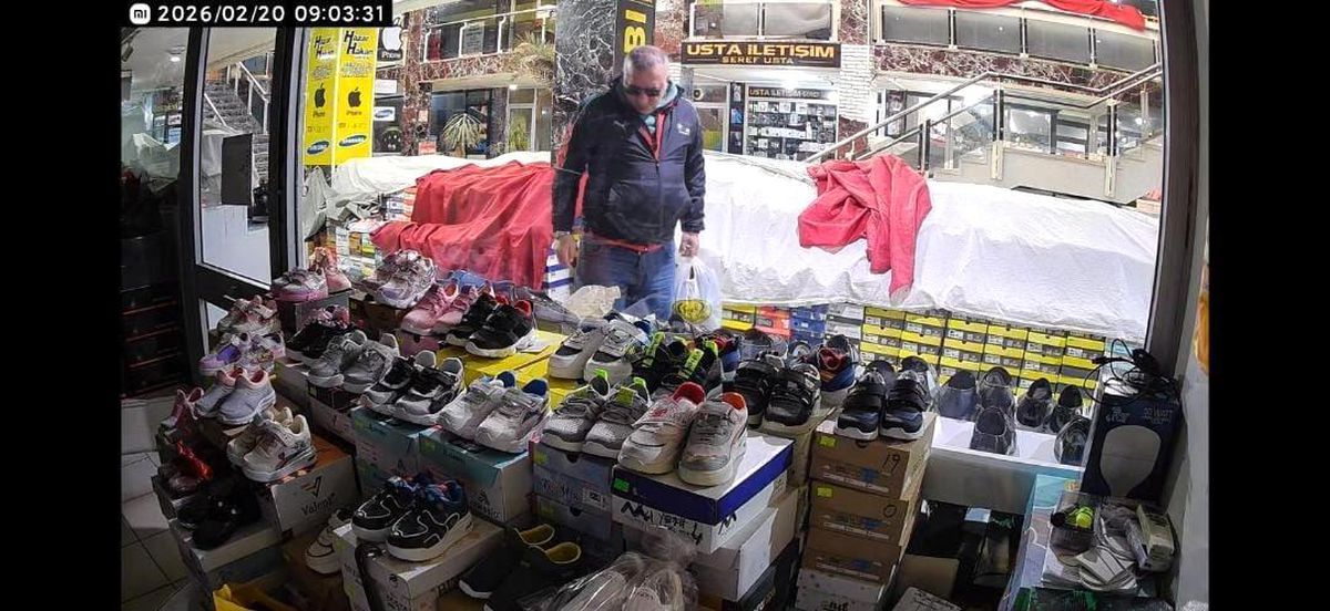 Bir mağazadan mont diğerinden ayakkabı çaldı: O anlar kamerada