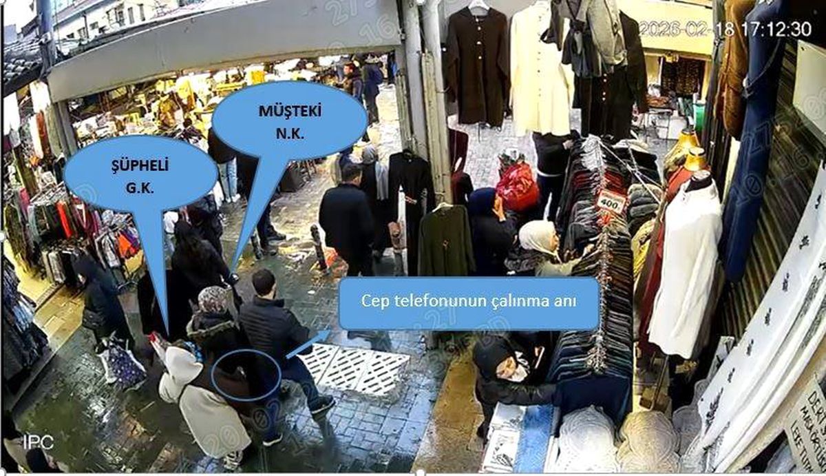 Bursa'da yankesicinin el çabukluğu izleyenleri şoke etti