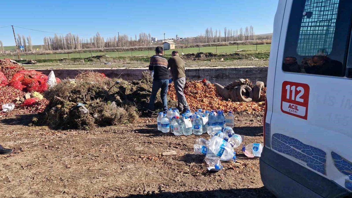 Çorum'da 180 litre kaçak alkol imha edildi