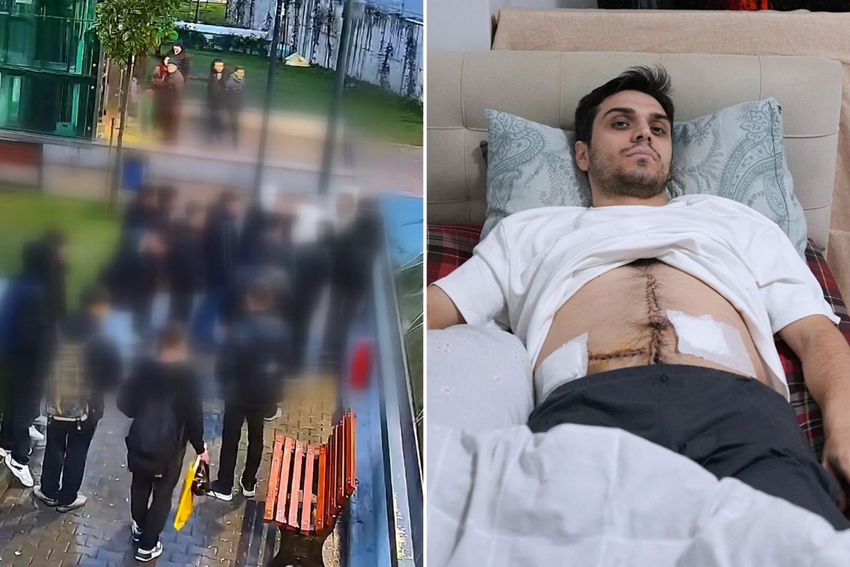 Darbedilen çocuğu kurtarmak isterken 6 yerinden bıçaklandı! Dehşet bitmedi
