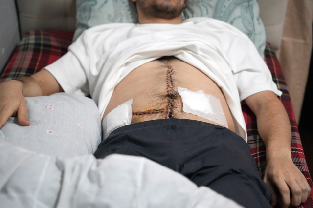 Stabbed six times while trying to save the beaten child! The terror didn't end