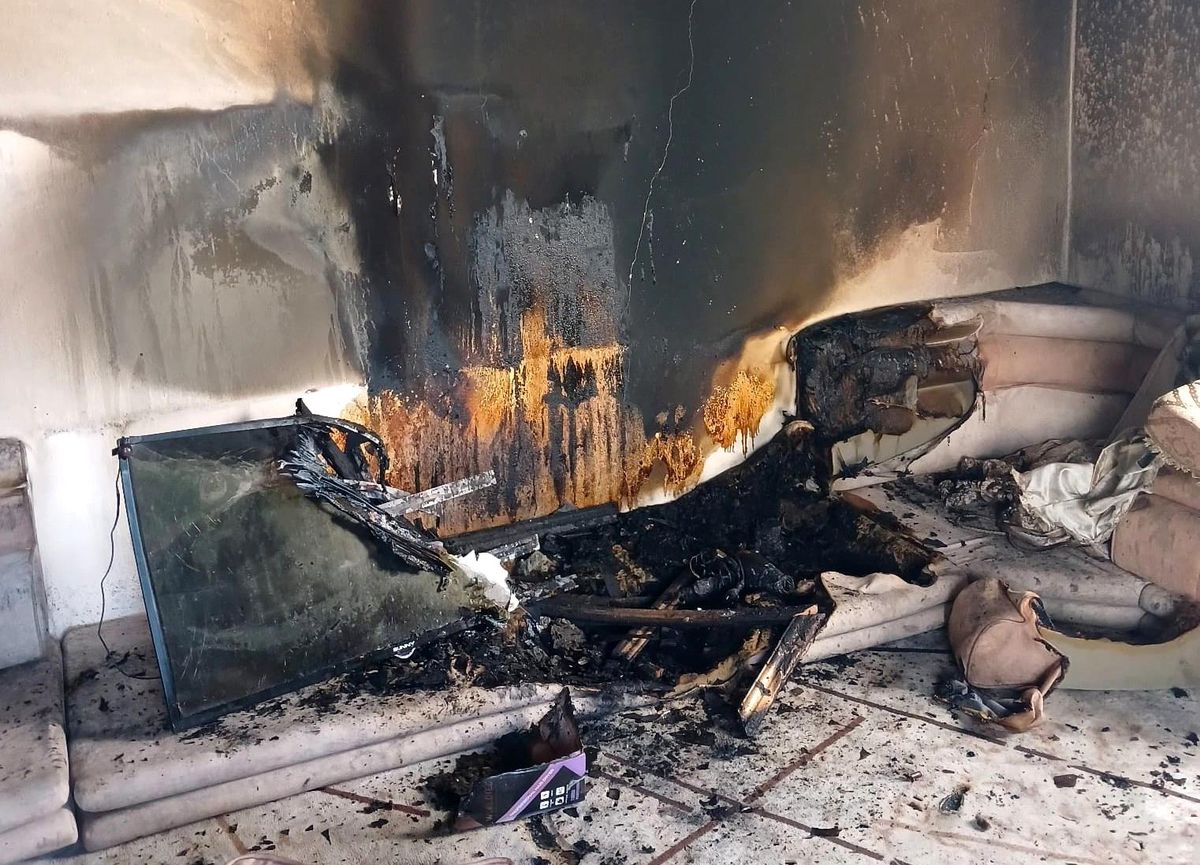 Hakkari'de ev yangını