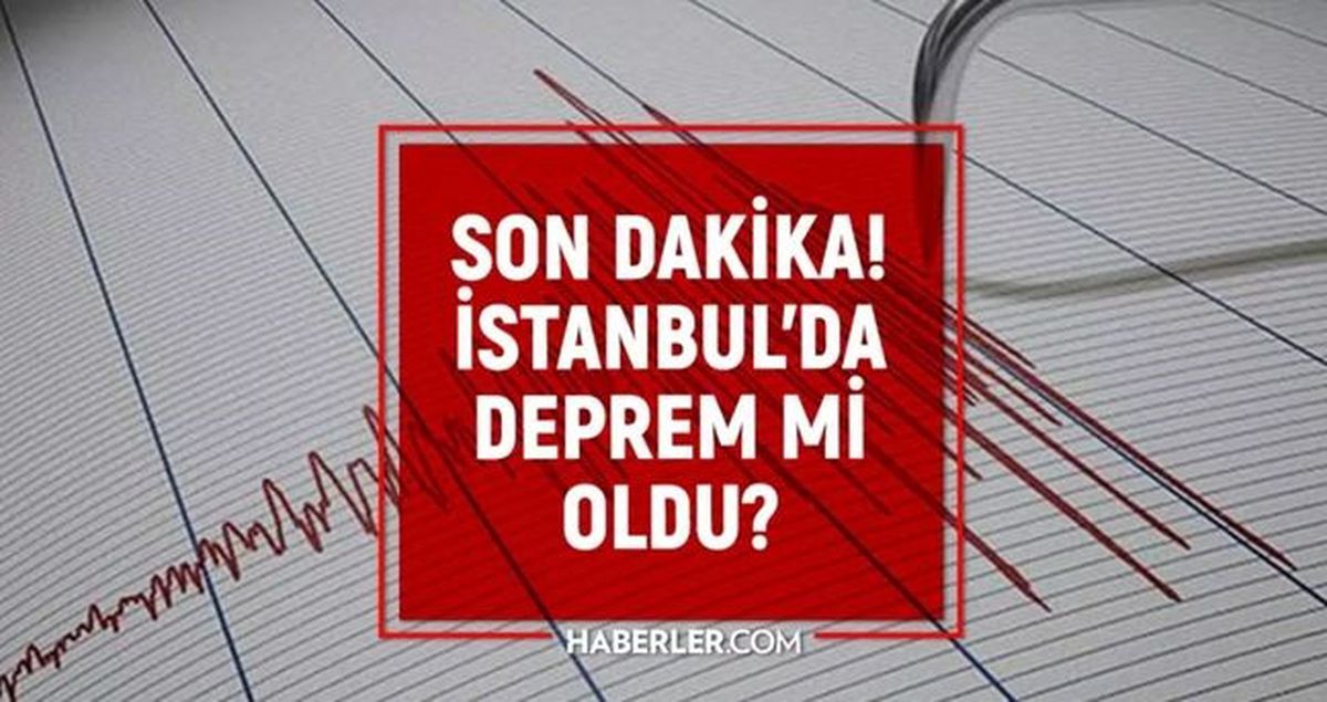 İstanbul'da deprem mi oldu? SON DAKİKA! 21 Şubat İstanbul'da az önce nerede deprem oldu?