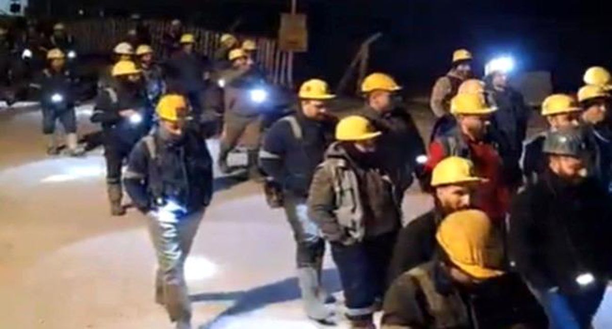 Kınık'ta maden işçileri eylemde