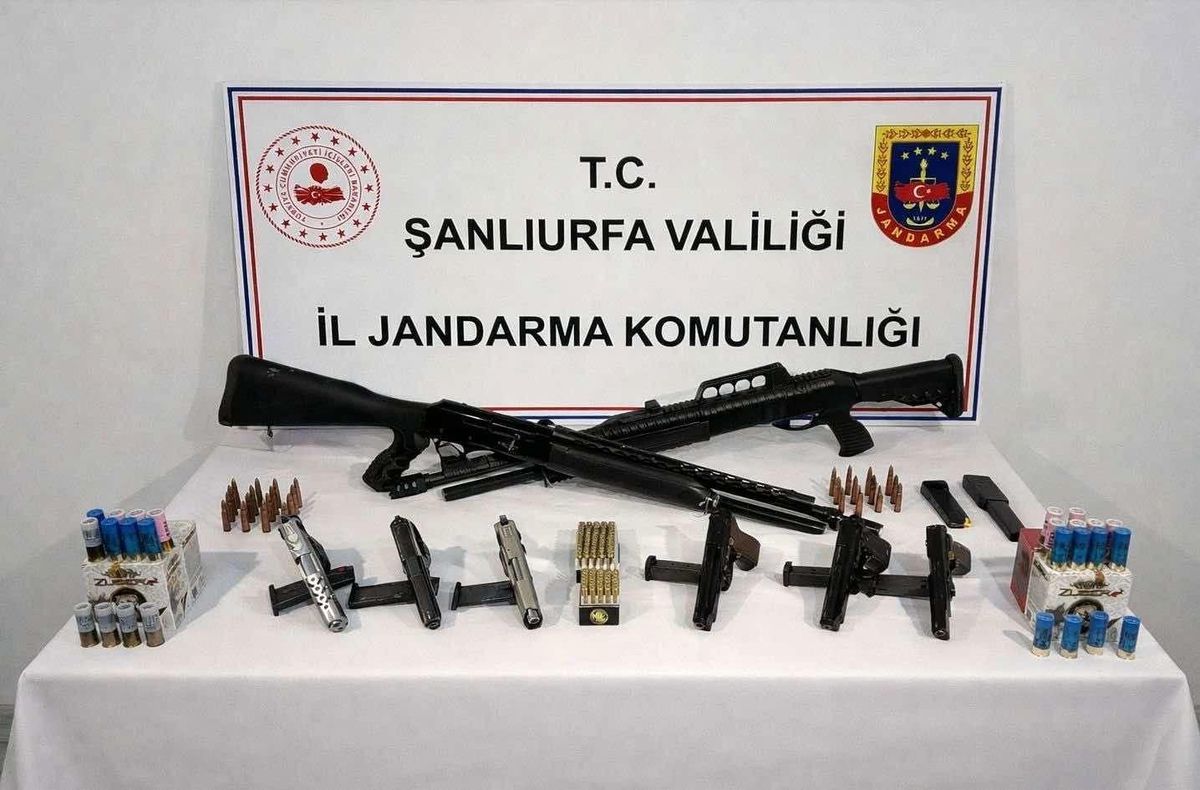 Şanlıurfa'da silah kaçakçılığı operasyonu: 7 gözaltı