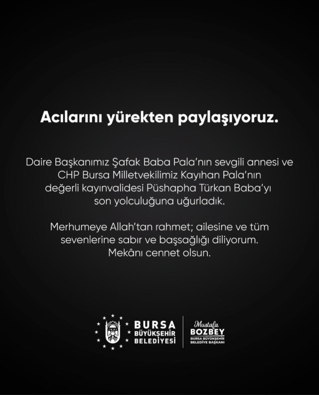 taziye mesaji bursa buyuksehir belediyesi ndeki 19589487 3695 m