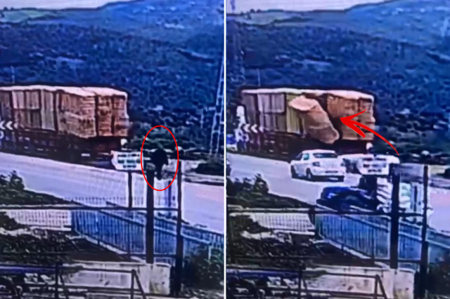 Смерть настигла его, когда он шел по дороге! Он погиб под тюком сена