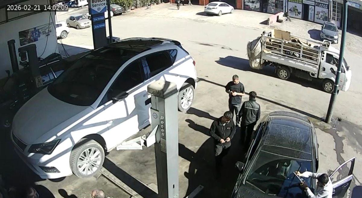 Batman'da kuruması için tamir atölyesinin önüne bırakılan parça çalındı