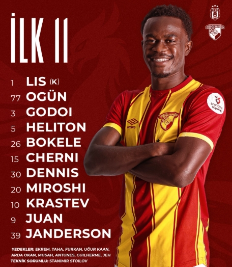 Beşiktaş Göztepe maçı ilk 11'i! Beşiktaş'ın Göztepe 11'i belli oldu mu, ilk 11'de kimler var?