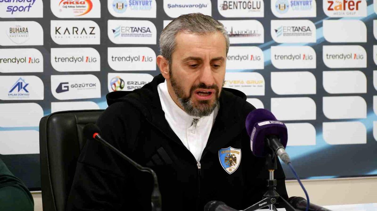 Erzurumspor FK Serikspor maçının ardından