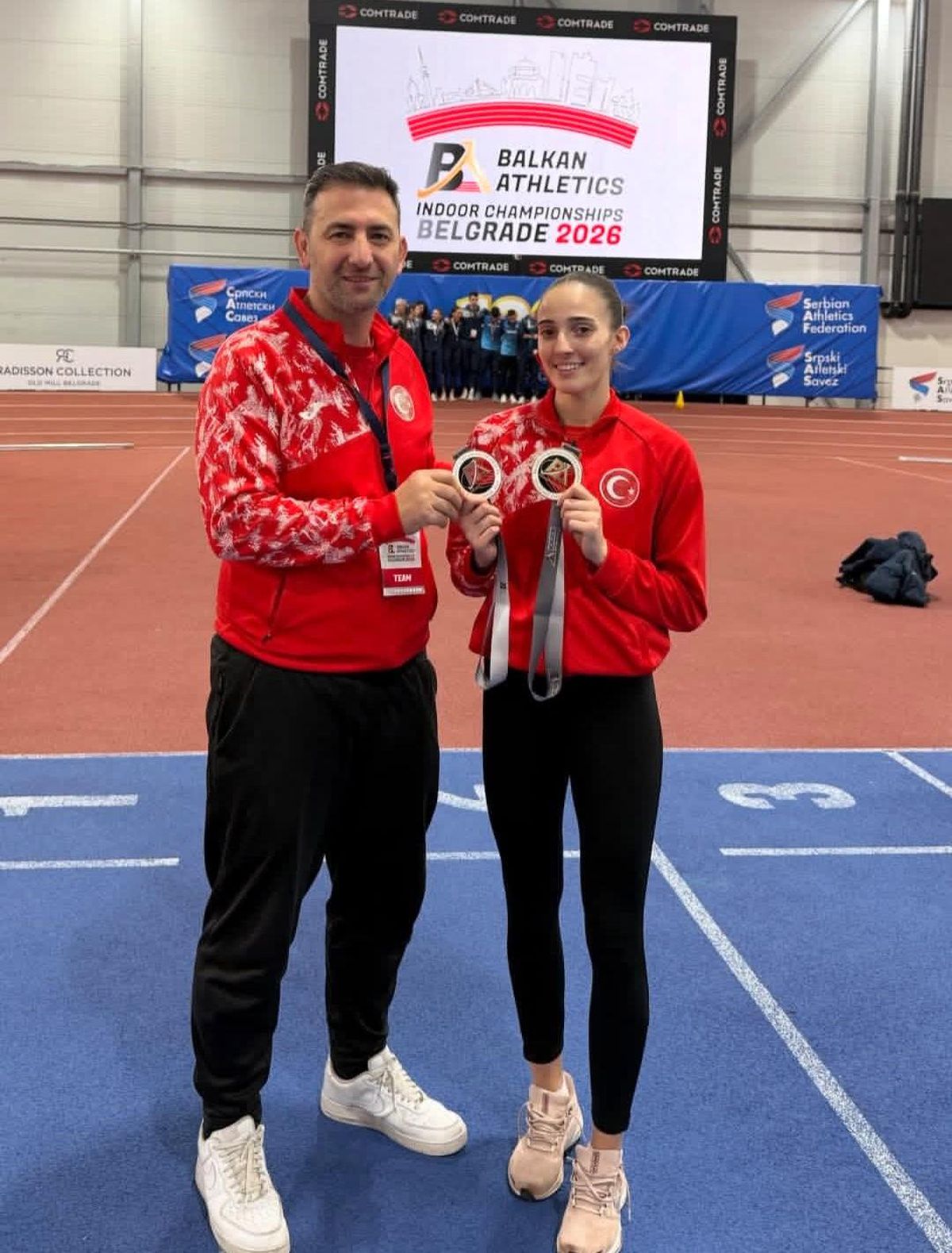 Eskişehirli atletizm sporcusundan Balkan'da altın madalya