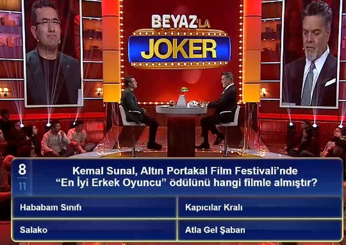 Kemal Sunal, Altın Portakal Film Festivali'nde "En İyi Erkek Oyuncu" ödülünü hangi filmle almıştır?