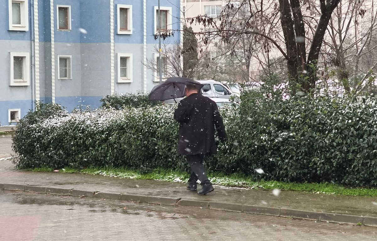 Keşan'da Kar Yağışı Etkili Oldu